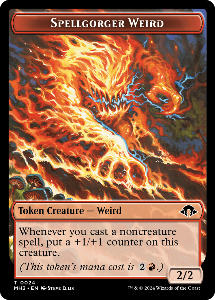 Eldrazi Spawn // Spellgorger Weird Double-Sided Token [Modern Horizons 3 Tokens] | GrognardGamesBatavia