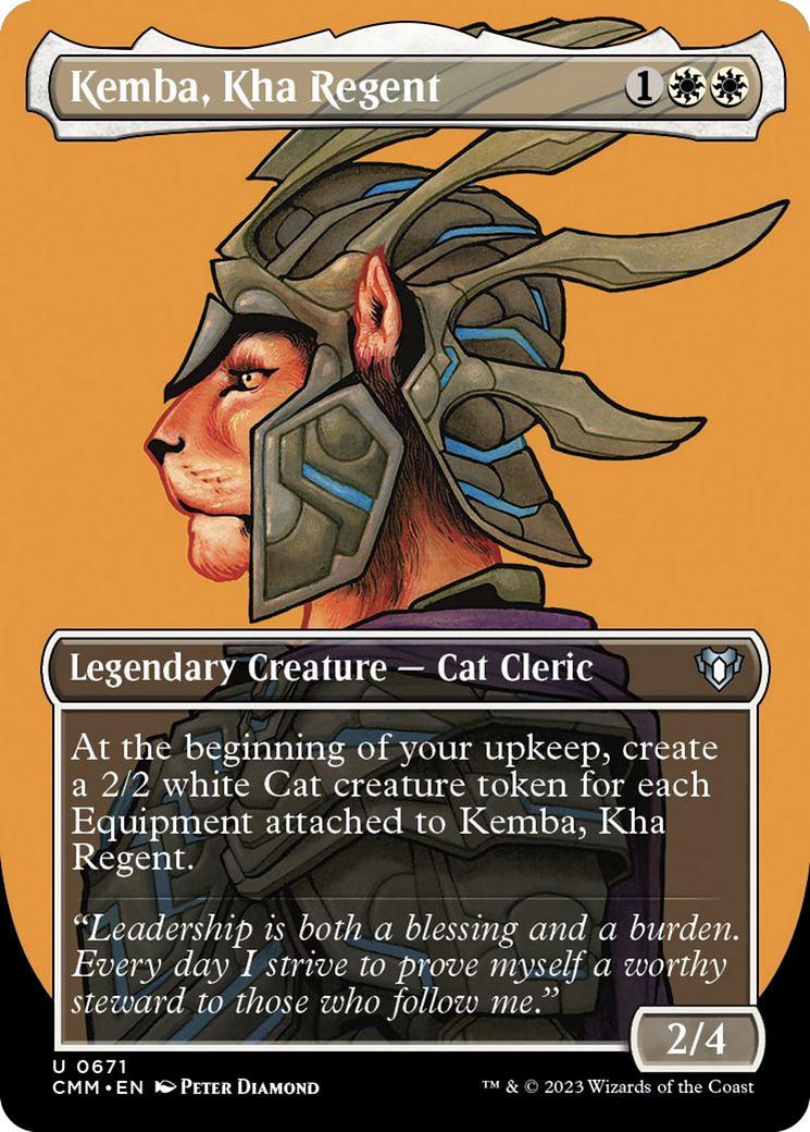 Kemba, Kha Regent (Borderless Profile) [Commander Masters] | GrognardGamesBatavia