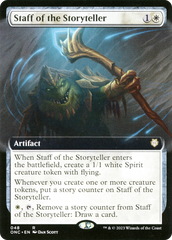 Staff of the Storyteller (Extended Art) [Phyrexia: All Will Be One Commander] | GrognardGamesBatavia