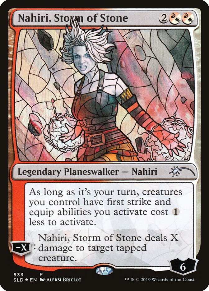 Nahiri, Storm of Stone (Stained Glass) [Secret Lair Drop Promos] | GrognardGamesBatavia