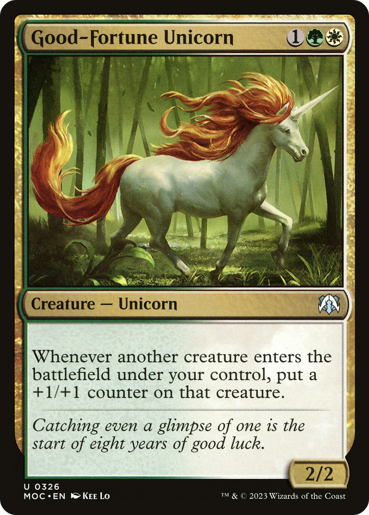 Good-Fortune Unicorn [March of the Machine Commander] | GrognardGamesBatavia