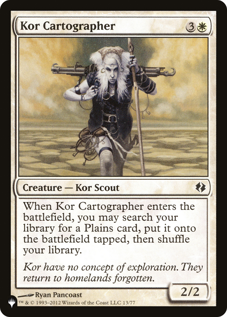 Kor Cartographer [The List Reprints] | GrognardGamesBatavia