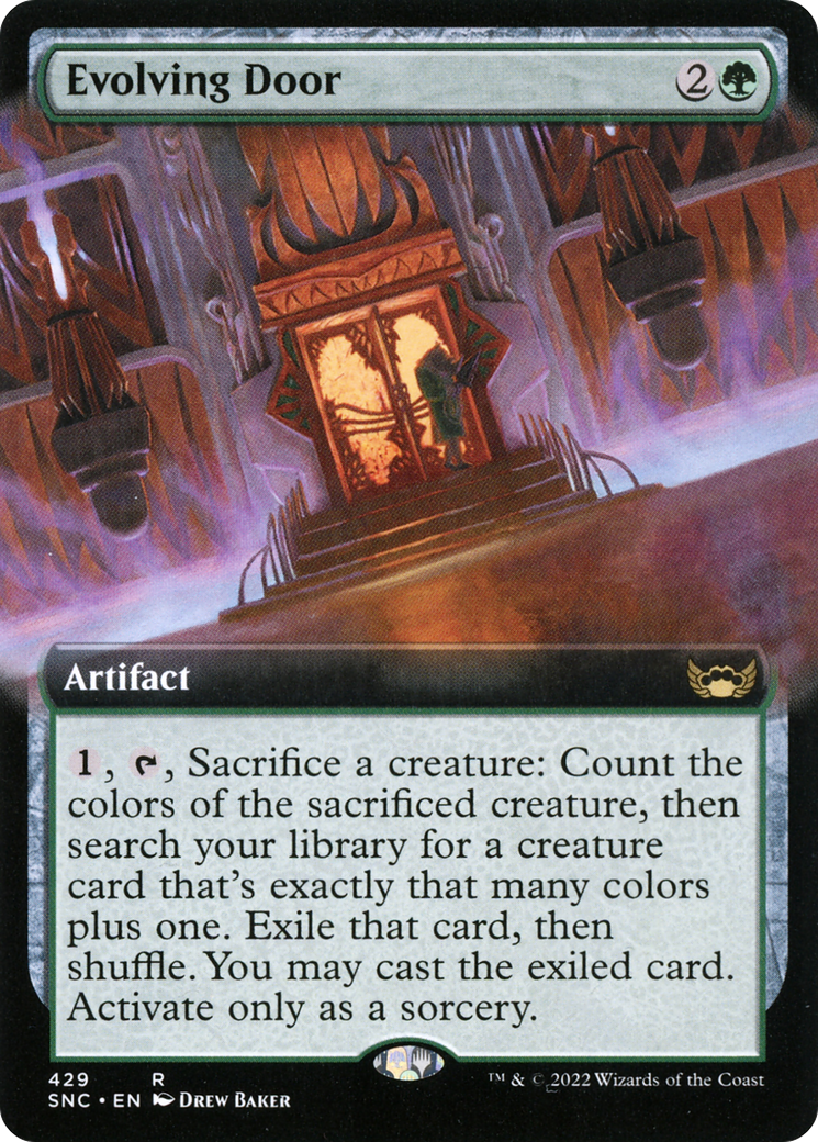 Evolving Door (Extended Art) [Streets of New Capenna] | GrognardGamesBatavia