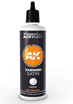 AK-Interactive 3rd Gen Satin Varnish 100ml | GrognardGamesBatavia