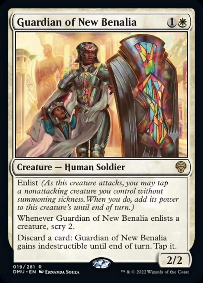 Guardian of New Benalia (Promo Pack) [Dominaria United Promos] | GrognardGamesBatavia