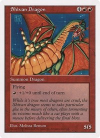 Shivan Dragon (Oversized) [Oversize Cards] | GrognardGamesBatavia