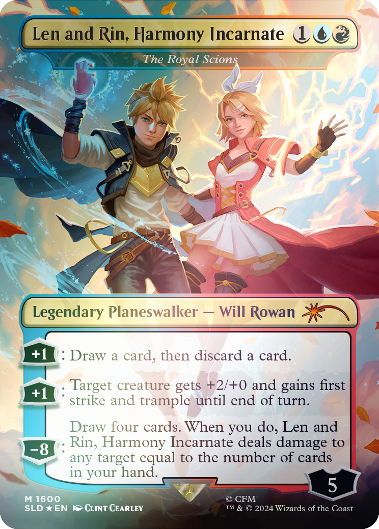 Len and Rin, Harmony Incarnate - The Royal Scions (Rainbow Foil) [Secret Lair Drop Series] | GrognardGamesBatavia