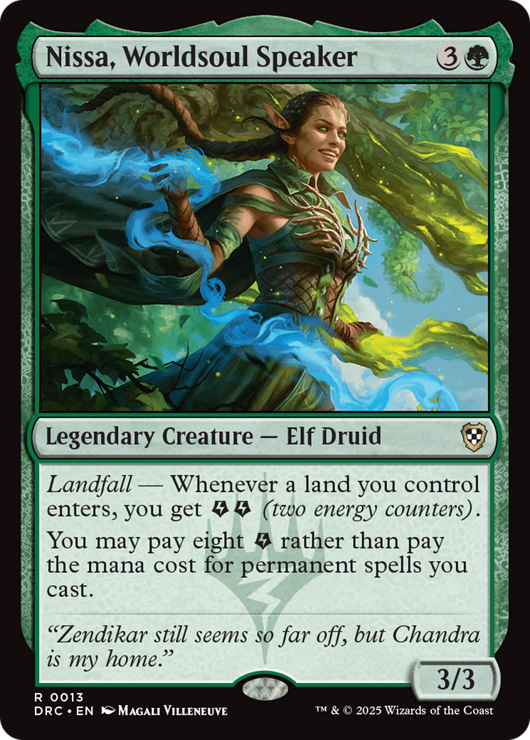 Nissa, Worldsoul Speaker [Aetherdrift Commander] | GrognardGamesBatavia