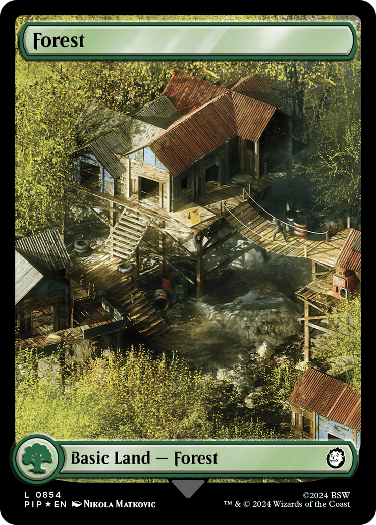 Forest (0854) (Surge Foil) [Fallout] | GrognardGamesBatavia