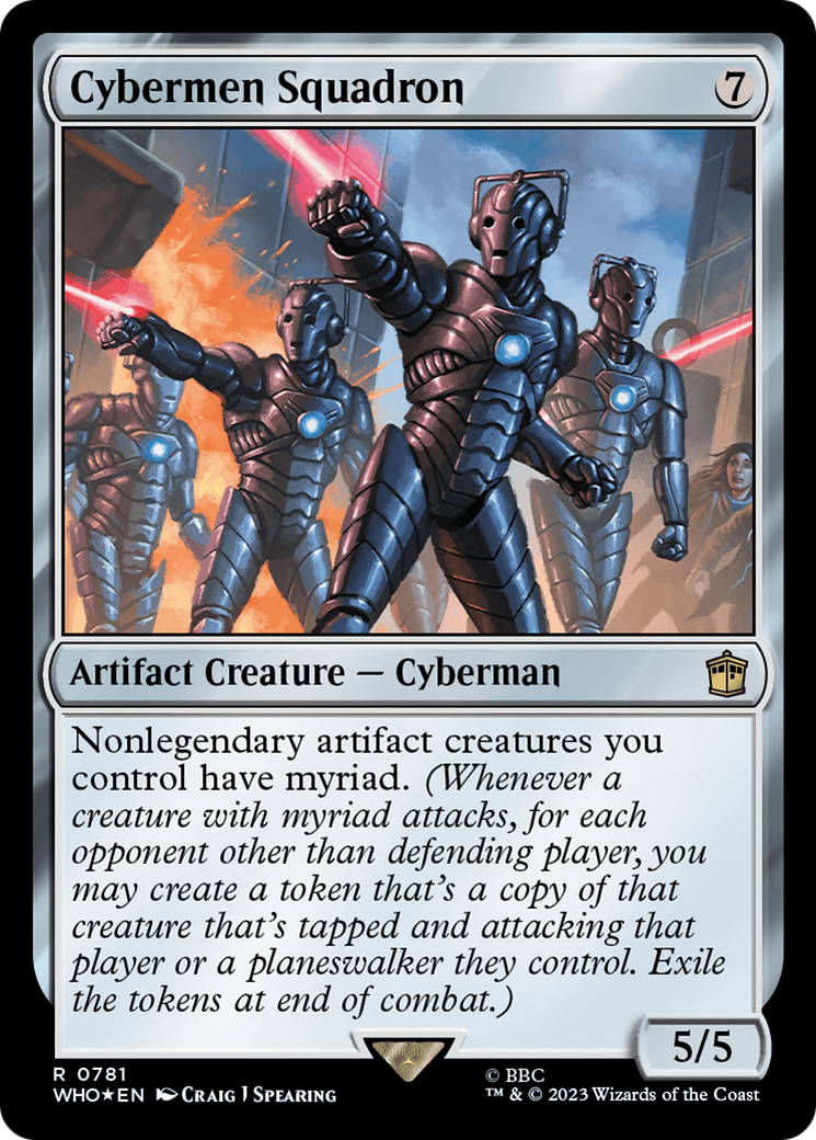 Cybermen Squadron (Surge Foil) [Doctor Who] | GrognardGamesBatavia