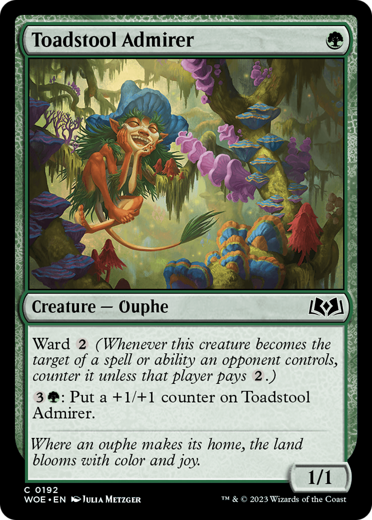 Toadstool Admirer [Wilds of Eldraine] | GrognardGamesBatavia