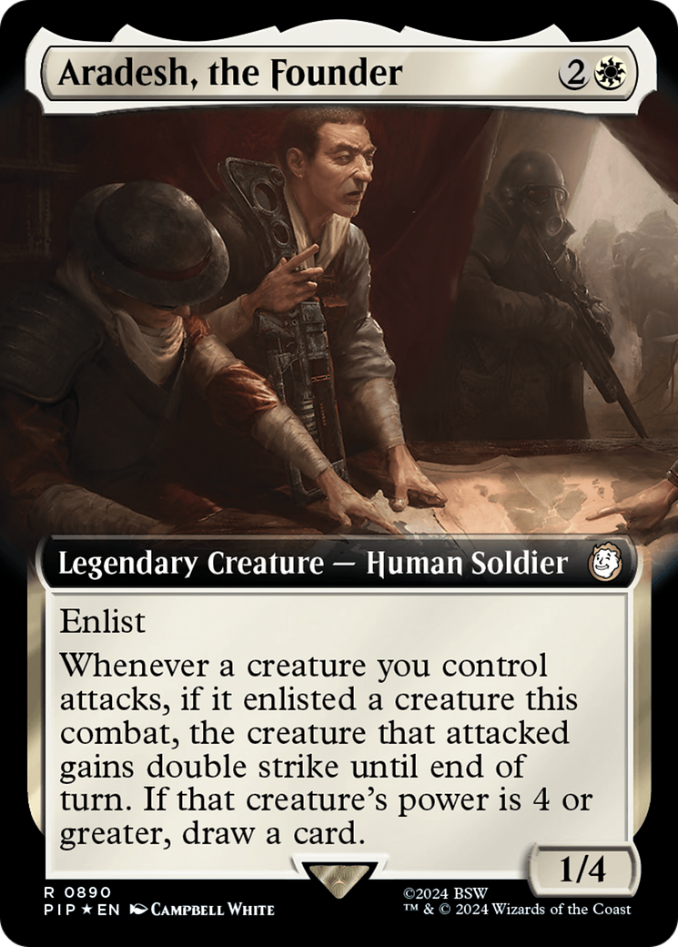 Aradesh, the Founder (Extended Art) (Surge Foil) [Fallout] | GrognardGamesBatavia