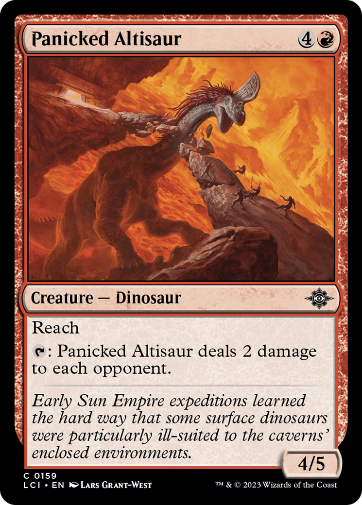 Panicked Altisaur [The Lost Caverns of Ixalan] | GrognardGamesBatavia