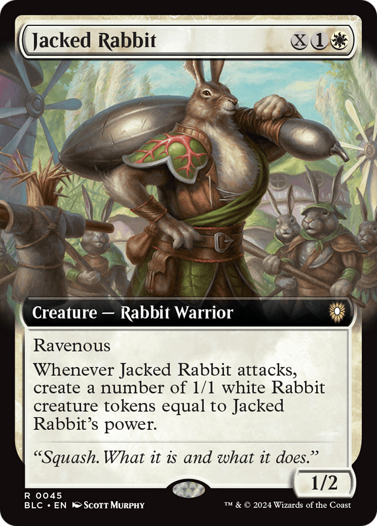 Jacked Rabbit (Extended Art) [Bloomburrow Commander] | GrognardGamesBatavia