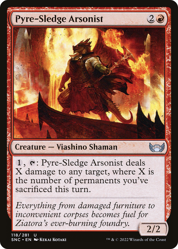 Pyre-Sledge Arsonist [Streets of New Capenna] | GrognardGamesBatavia