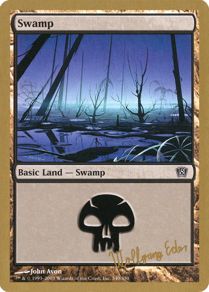 Swamp (we340) (Wolfgang Eder) [World Championship Decks 2003] | GrognardGamesBatavia