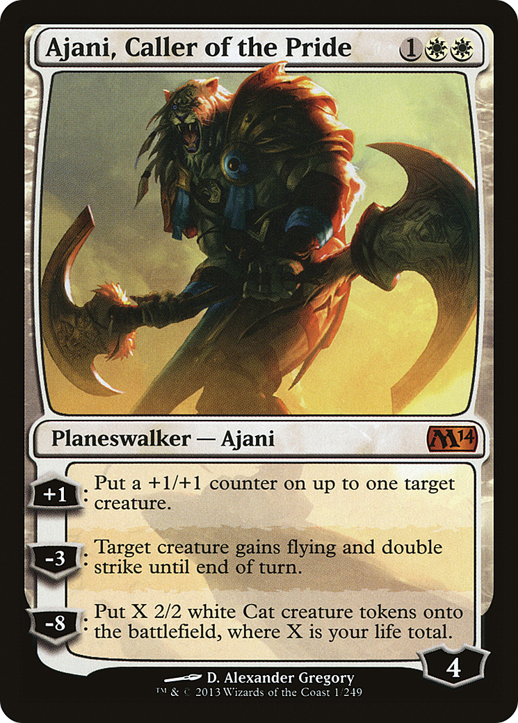 Ajani, Caller of the Pride [Magic 2014] | GrognardGamesBatavia