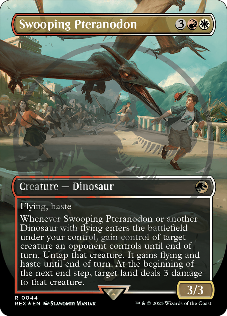 Swooping Pteranodon Emblem (Borderless) [Jurassic World Collection Tokens] | GrognardGamesBatavia