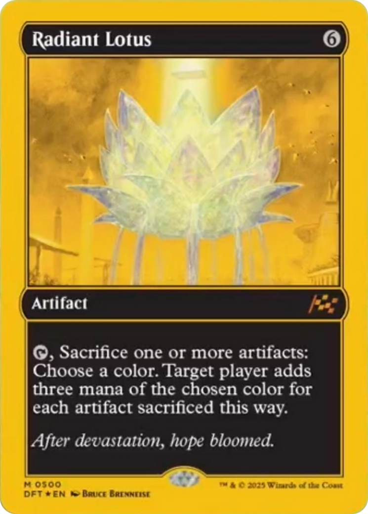 Radiant Lotus (First-Place Foil) [Aetherdrift] | GrognardGamesBatavia