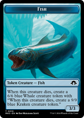 Eldrazi Spawn // Fish Double-Sided Token [Modern Horizons 3 Tokens] | GrognardGamesBatavia