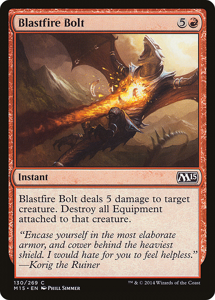 Blastfire Bolt [Magic 2015] | GrognardGamesBatavia