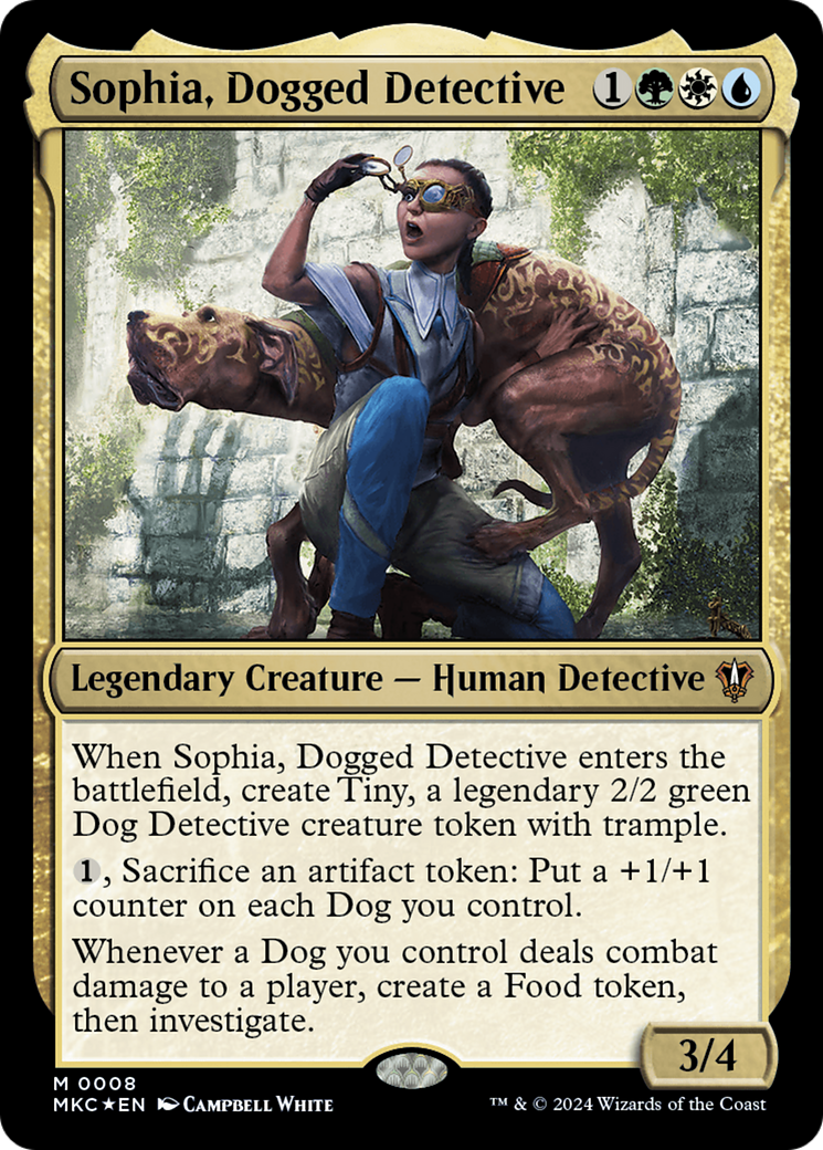 Sophia, Dogged Detective [Murders at Karlov Manor Commander] | GrognardGamesBatavia