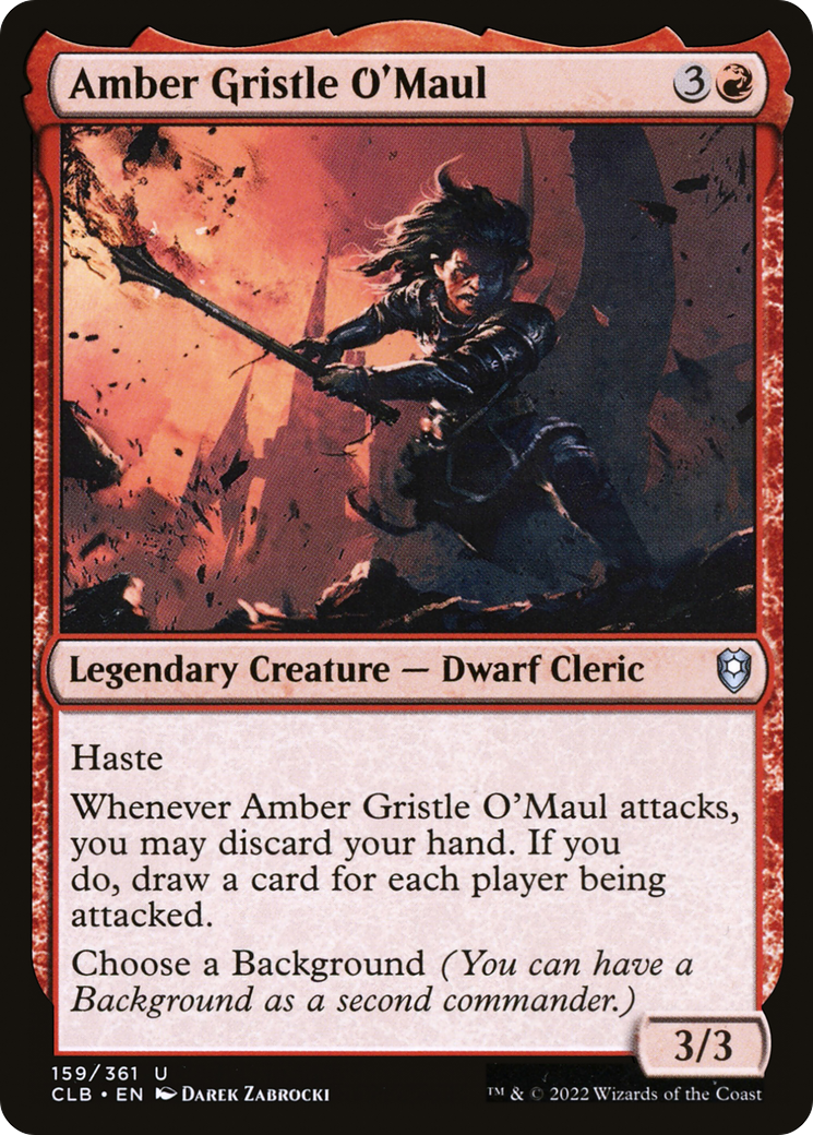 Amber Gristle O'Maul [Commander Legends: Battle for Baldur's Gate] | GrognardGamesBatavia