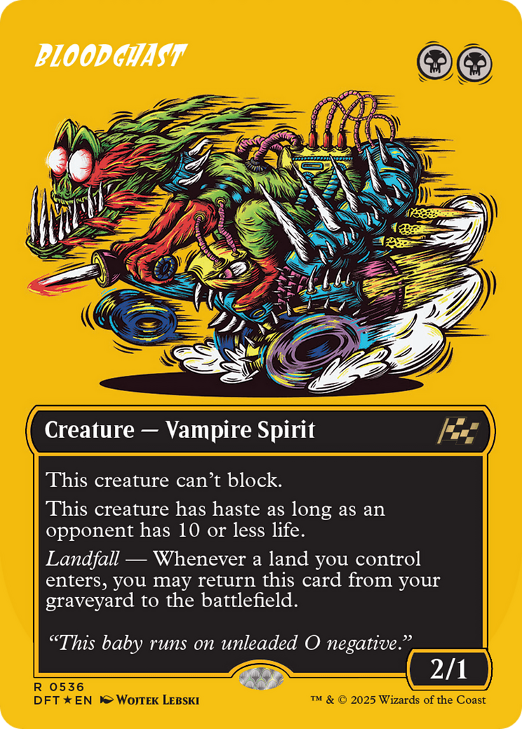 Bloodghast (Borderless) (First-Place Foil) [Aetherdrift] | GrognardGamesBatavia
