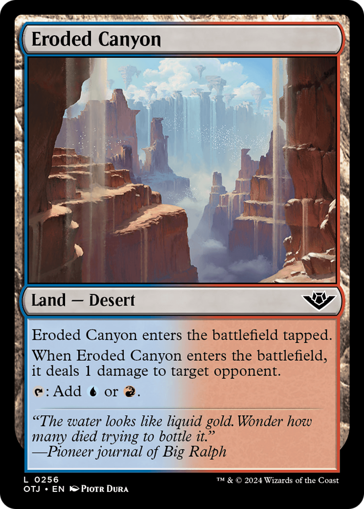 Eroded Canyon [Outlaws of Thunder Junction] | GrognardGamesBatavia