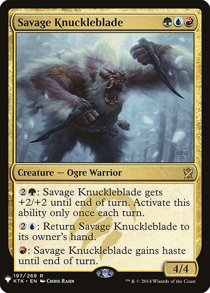 Savage Knuckleblade [Mystery Booster] | GrognardGamesBatavia