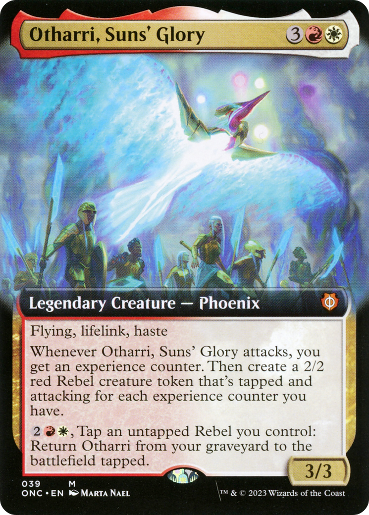 Otharri, Suns' Glory (Extended Art) [Phyrexia: All Will Be One Commander] | GrognardGamesBatavia