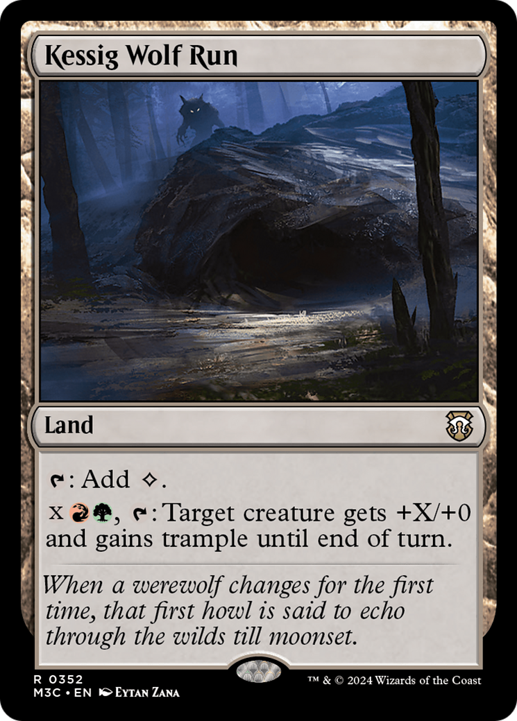 Kessig Wolf Run (Ripple Foil) [Modern Horizons 3 Commander] | GrognardGamesBatavia