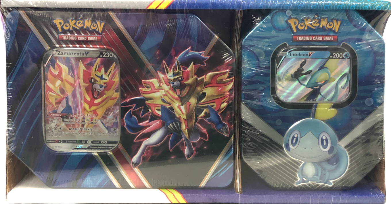 Legends of Galar/Galar Partners - 2-Pack Tin (Zamazenta V & Inteleon V) | GrognardGamesBatavia