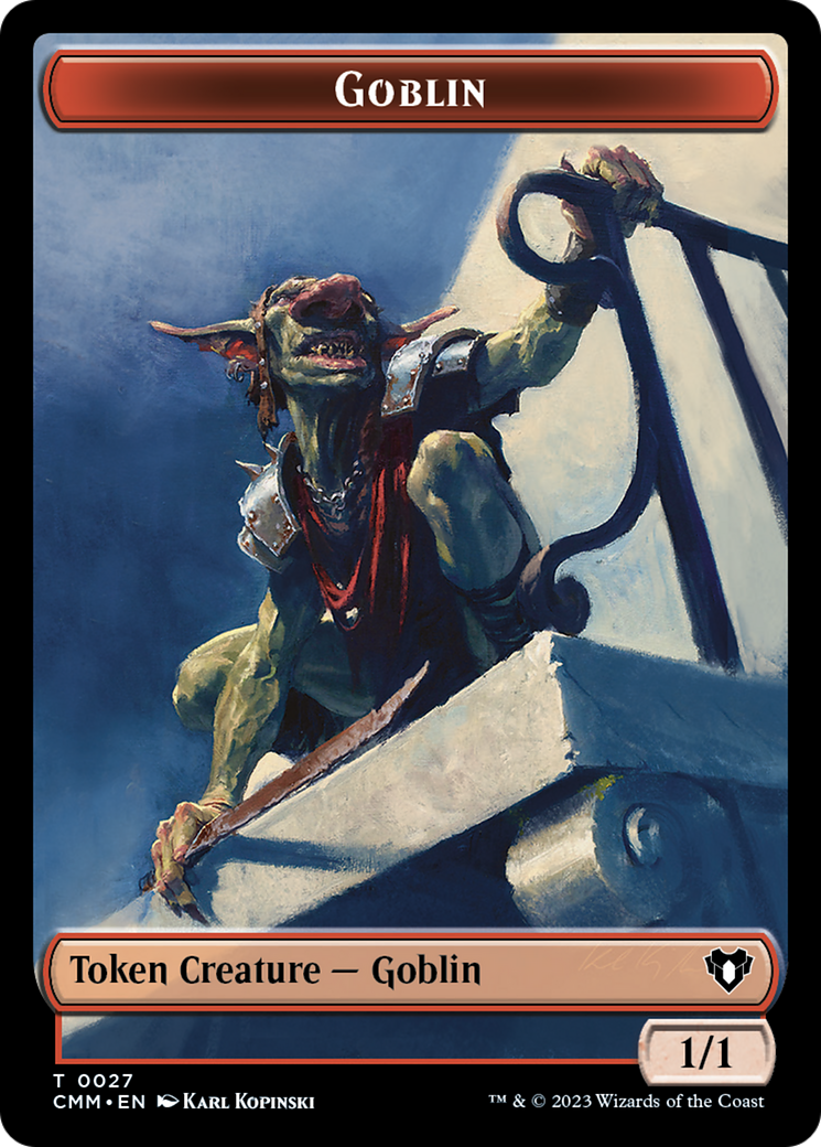 Goblin Token [Commander Masters Tokens] | GrognardGamesBatavia