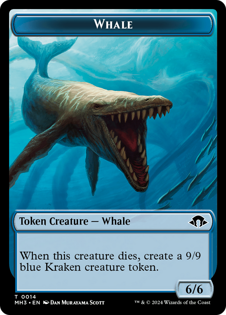 Whale // Energy Reserve Double-Sided Token [Modern Horizons 3 Tokens] | GrognardGamesBatavia