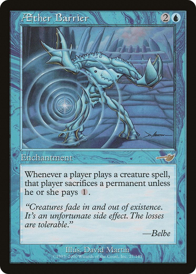 Aether Barrier [Nemesis] | GrognardGamesBatavia