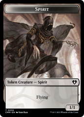 Spirit (0039) // Bird Illusion Double-Sided Token [Commander Masters Tokens] | GrognardGamesBatavia