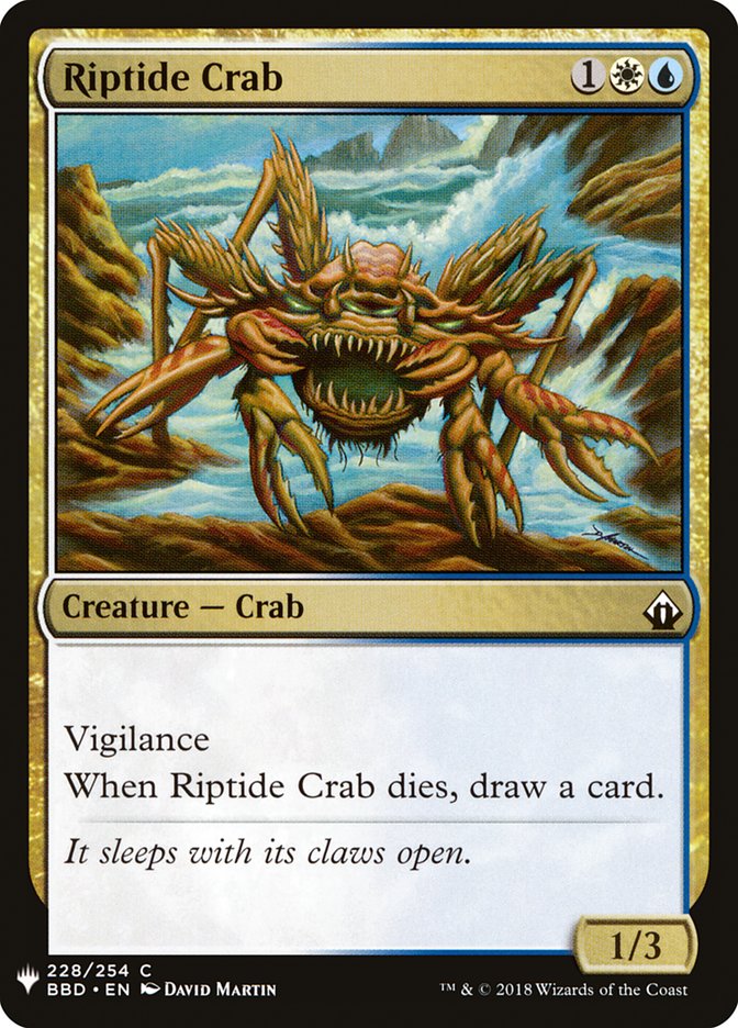 Riptide Crab [Mystery Booster] | GrognardGamesBatavia