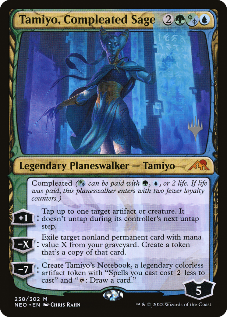 Tamiyo, Compleated Sage (Promo Pack) [Kamigawa: Neon Dynasty Promos] | GrognardGamesBatavia