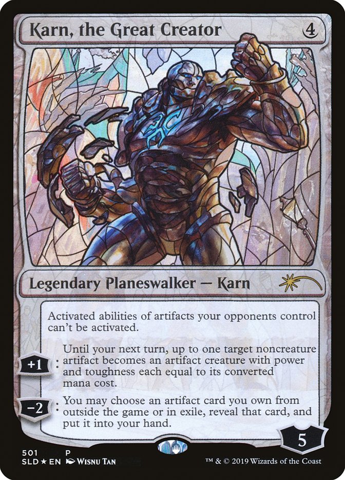 Karn, the Great Creator (Stained Glass) [Secret Lair Drop Promos] | GrognardGamesBatavia