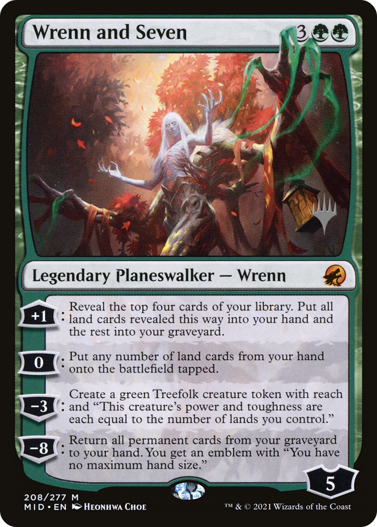 Wrenn and Seven (Promo Pack) [Innistrad: Midnight Hunt Promos] | GrognardGamesBatavia