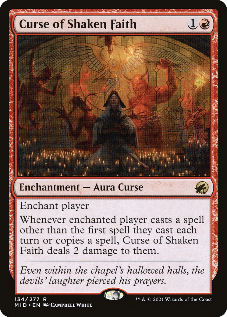 Curse of Shaken Faith [Innistrad: Midnight Hunt] | GrognardGamesBatavia