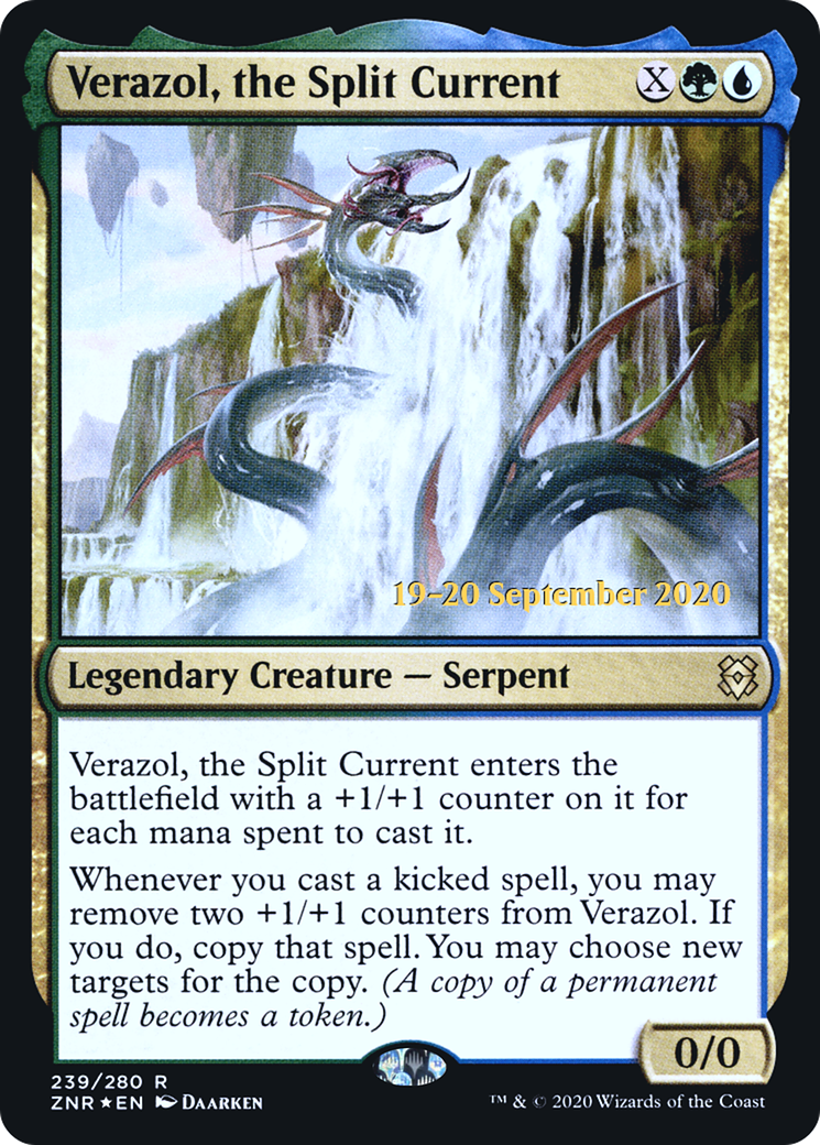 Verazol, the Split Current [Zendikar Rising Prerelease Promos] | GrognardGamesBatavia
