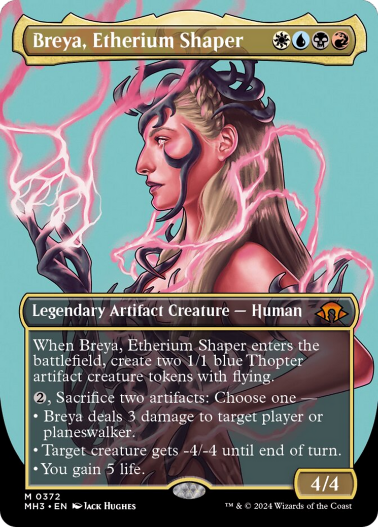 Breya, Etherium Shaper (Borderless) [Modern Horizons 3] | GrognardGamesBatavia