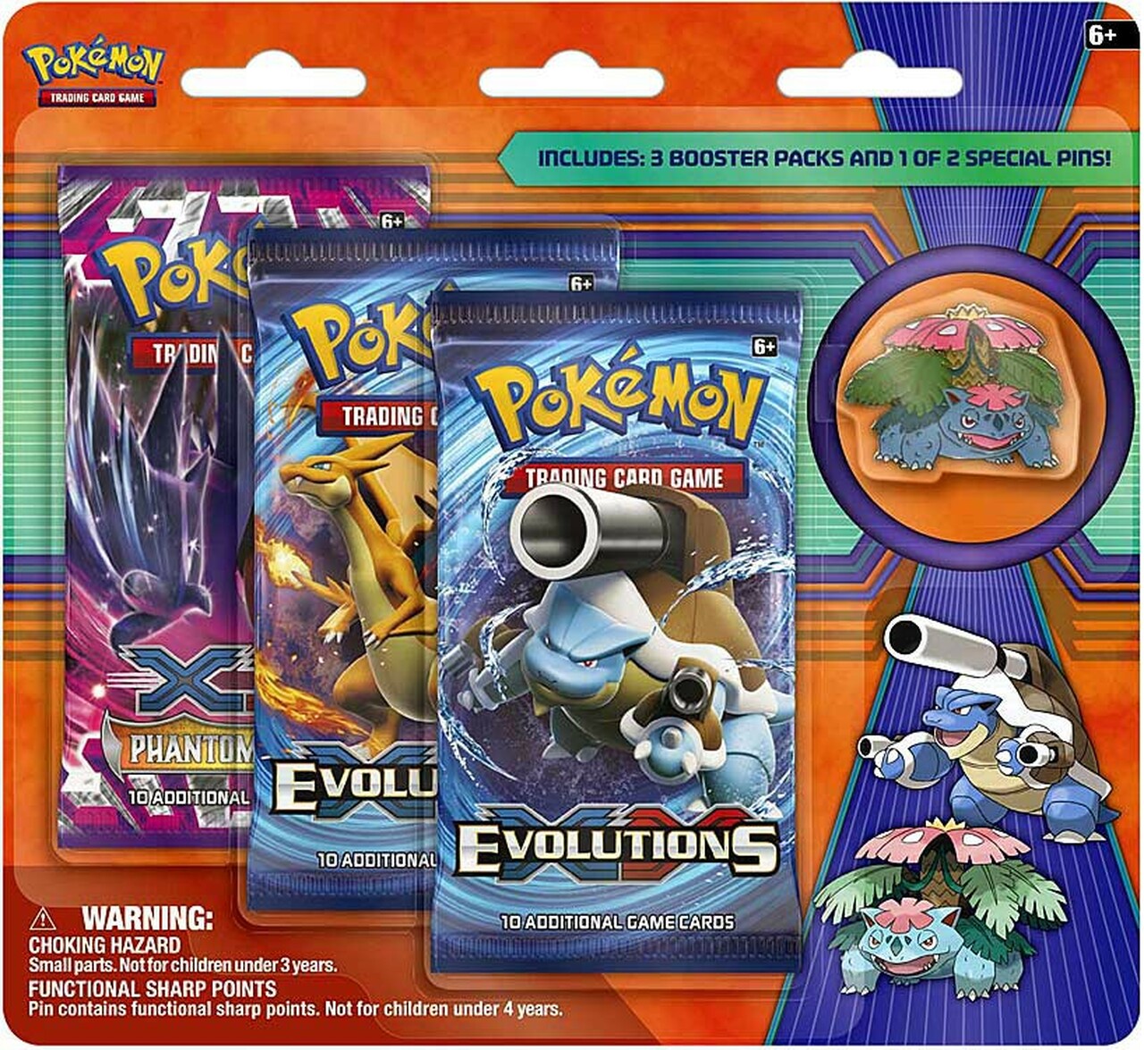 Collector's Pin 3-Pack Blister (Mega Venusaur) | GrognardGamesBatavia