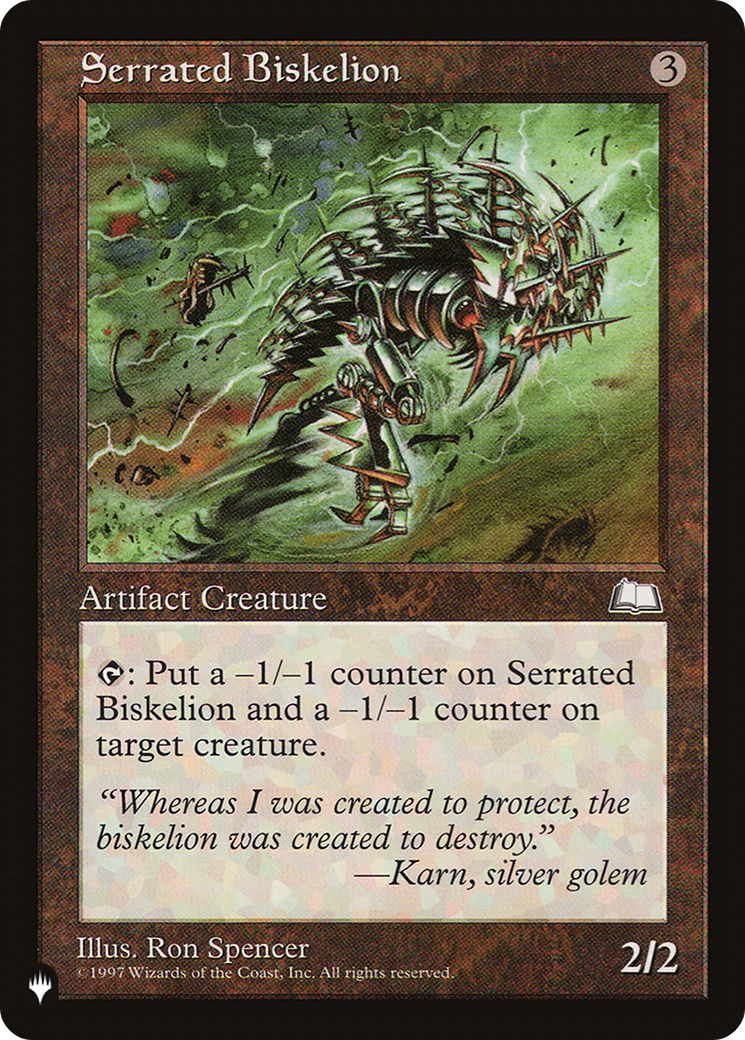 Serrated Biskelion [The List Reprints] | GrognardGamesBatavia