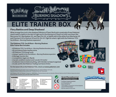 Sun & Moon: Burning Shadows - Elite Trainer Box | GrognardGamesBatavia