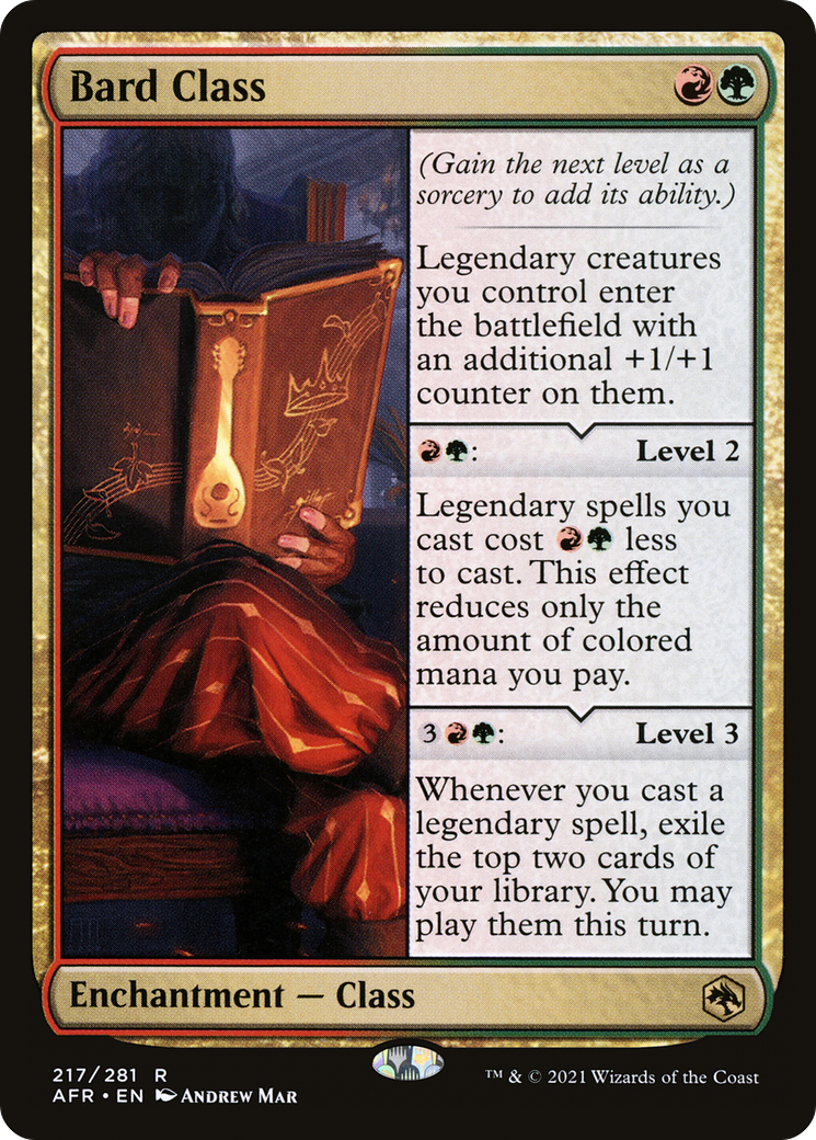 Bard Class [Dungeons & Dragons: Adventures in the Forgotten Realms] | GrognardGamesBatavia