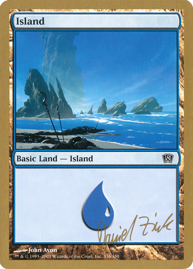 Island (dz336) (Daniel Zink) [World Championship Decks 2003] | GrognardGamesBatavia