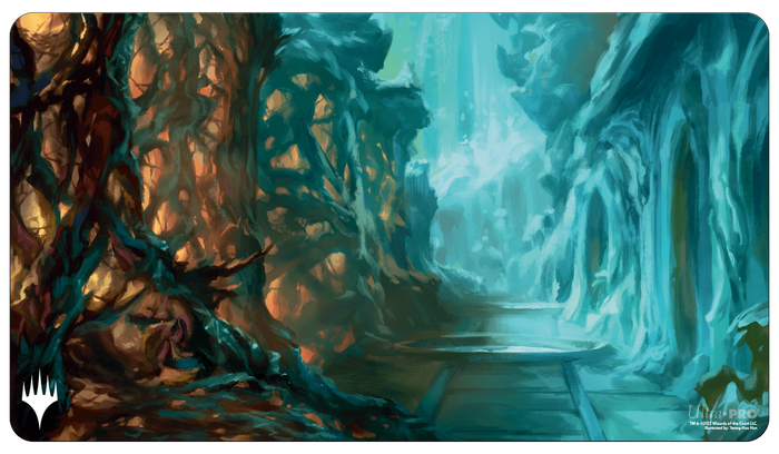 Ravnica Remastered Simic Combine Breeding Pool Standard Gaming Playmat for Magic: The Gathering | GrognardGamesBatavia